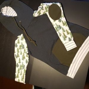 Cowl Neck Hoodie (S)